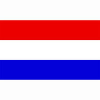 Nederlandse vlag / Holland rood wit blauw
