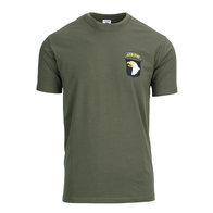 T-shirt leger airborne groen