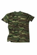 Kinder T-shirt leger camouflage