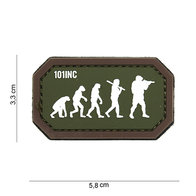Patch  evolution airsoft, pvc met klittenband art no 14071