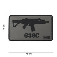 Patch G 36 C pvc met klittenband art no 10034