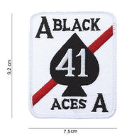 Embleem stof black aces