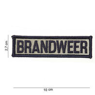 Embleem stof brandweer reflecterend