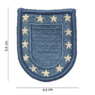 Embleem stof US army blauw
