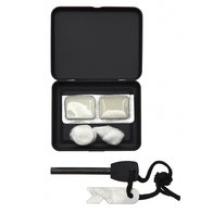 Fire starter / vuur maker set met tinder watten en esbit blokjes, handig voor het noodpakket