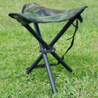 vis kruk / stoel drie poot camouflage