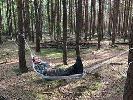 Hangmat lichtgewicht KLEUR WIT