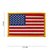 Embleem Patch Amerikaanse vlag USA stof