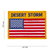 Embleem Patch Amerikaanse vlag USA Desert Storm art no 1015