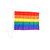 Gay pride regenboog vlag klein