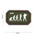 Patch  evolution airsoft bruin groen