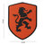 Patch Hollandse Leeuw Oranje schild pvc met klittenband