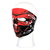 masker skull doodskop rood zwart