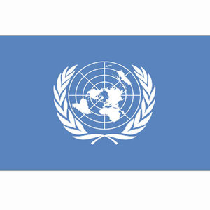 UN United Nations vlag