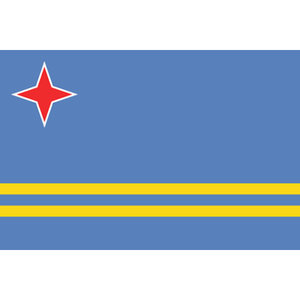 Arubaanse vlag Aruba