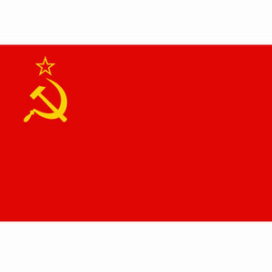Russische vlag, vlag Rusland hamer en sikkel