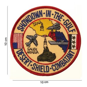 Desert Shield Combatant patch embleem van stof art. nr. 3070
