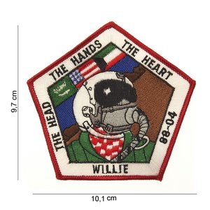 Willie 88-04 patch embleem van stof art. nr. 4019
