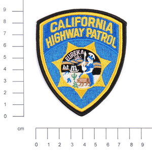 California Highway Patrol embleem patch van stof art. nr. 5001