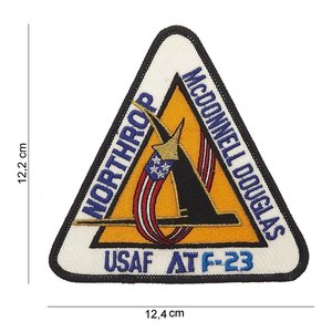 F-23 Northrop Mc Donnell Douglas embleem patch van stof art. nr. 5048