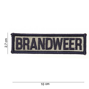 Brandweer reflecterend embleem patch van stof art. nr. 2010