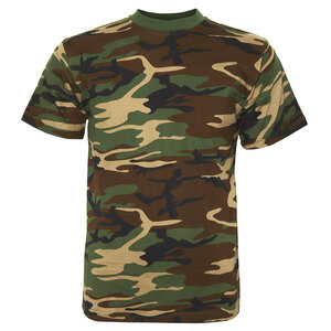 T-shirt leger camouflage woodland
