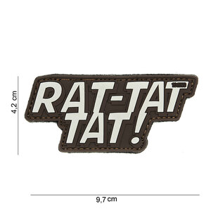 Patch Rat-Tat-Tat bruin