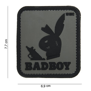 Patch bad boy grijs zwart