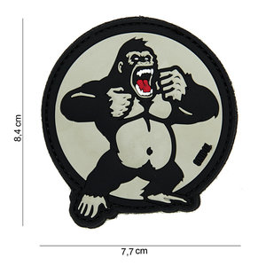 Patch King Kong Gorilla, pvc met klittenband
