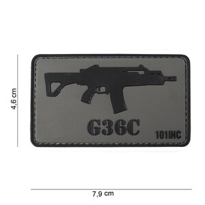 Patch G 36 C pvc met klittenband