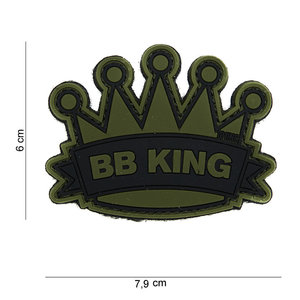 Patch BB king pvc met klittenband