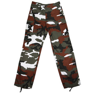 BDU broek red hot camouflage, legerbroek red hot camouflage, opruiming, leegverkoop winkel