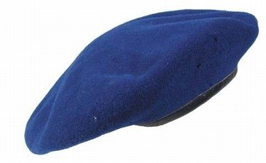 Baret blauw nieuw