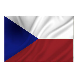 Tsjechische vlag, vlag Tsjechië