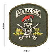Airborne mess with the best patch embleem van stof art. nr. 3057