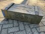 houten groene leger kist